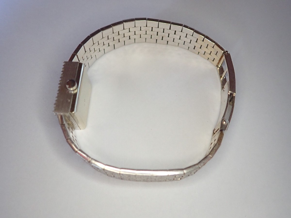 White Gold Jacquet-droz Watch Set With Diamonds-photo-3