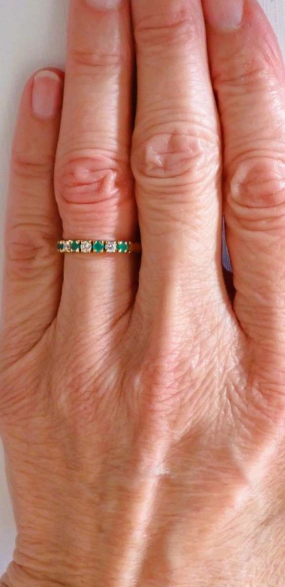 Deme 18-carat Gold Wedding Band-photo-3