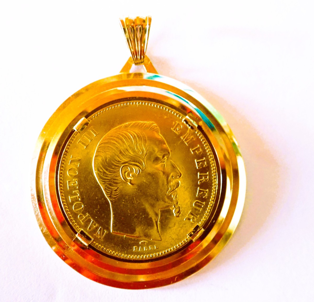 Pendentif 50 francs or Napoléon III