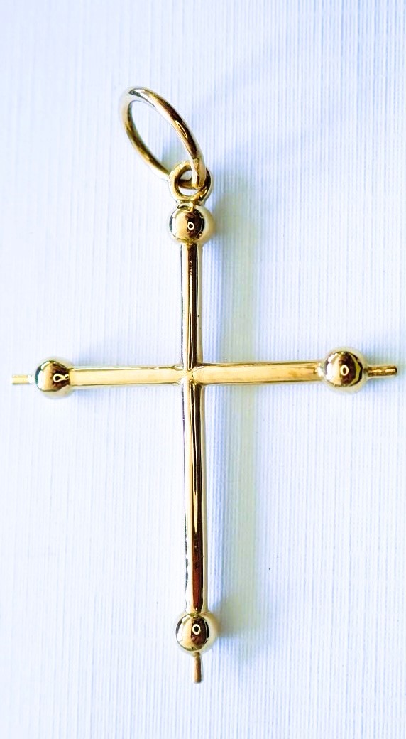 Croix Baton de Savoie or 18 carats-photo-2