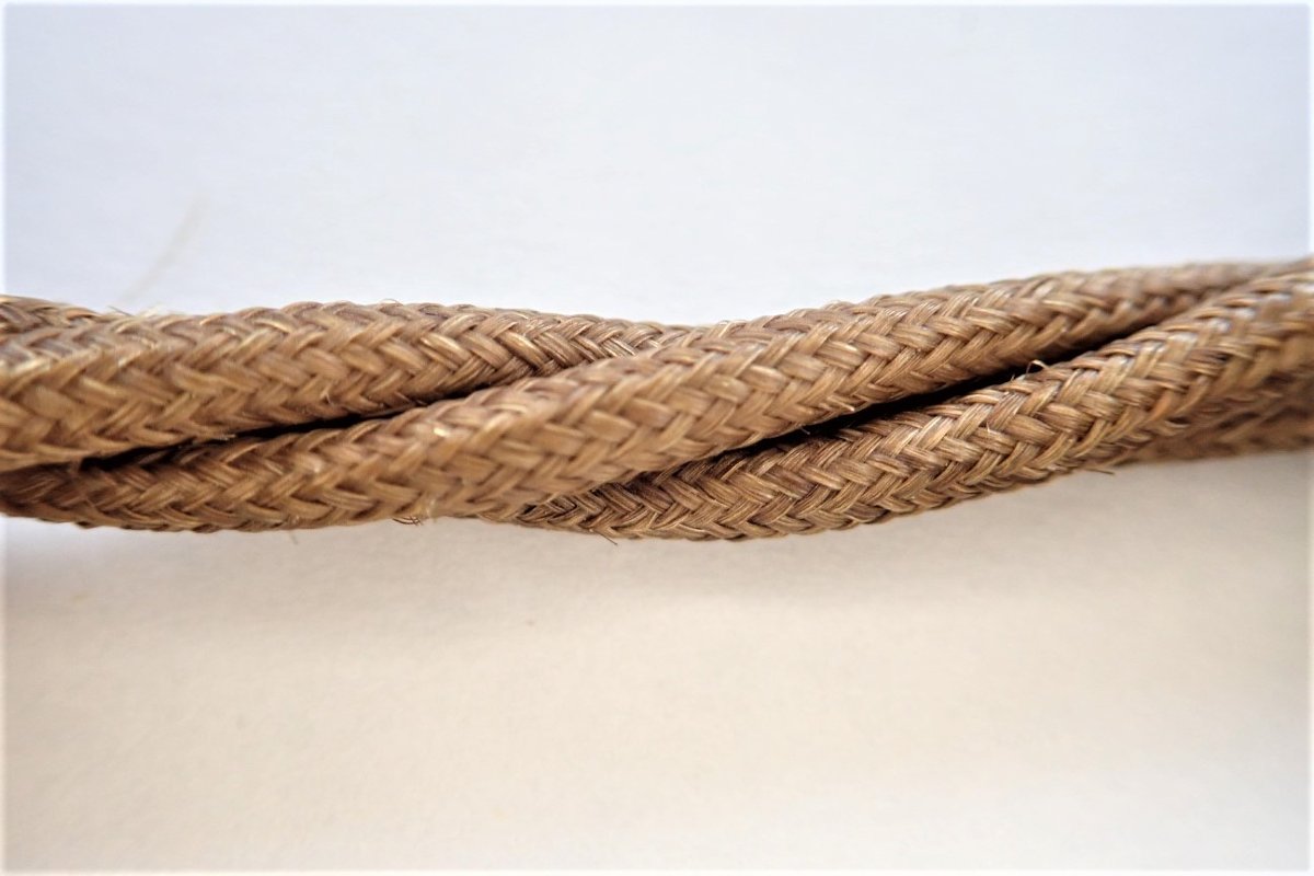 Collier en cheveux tressés d'époque Napoléon III-photo-3