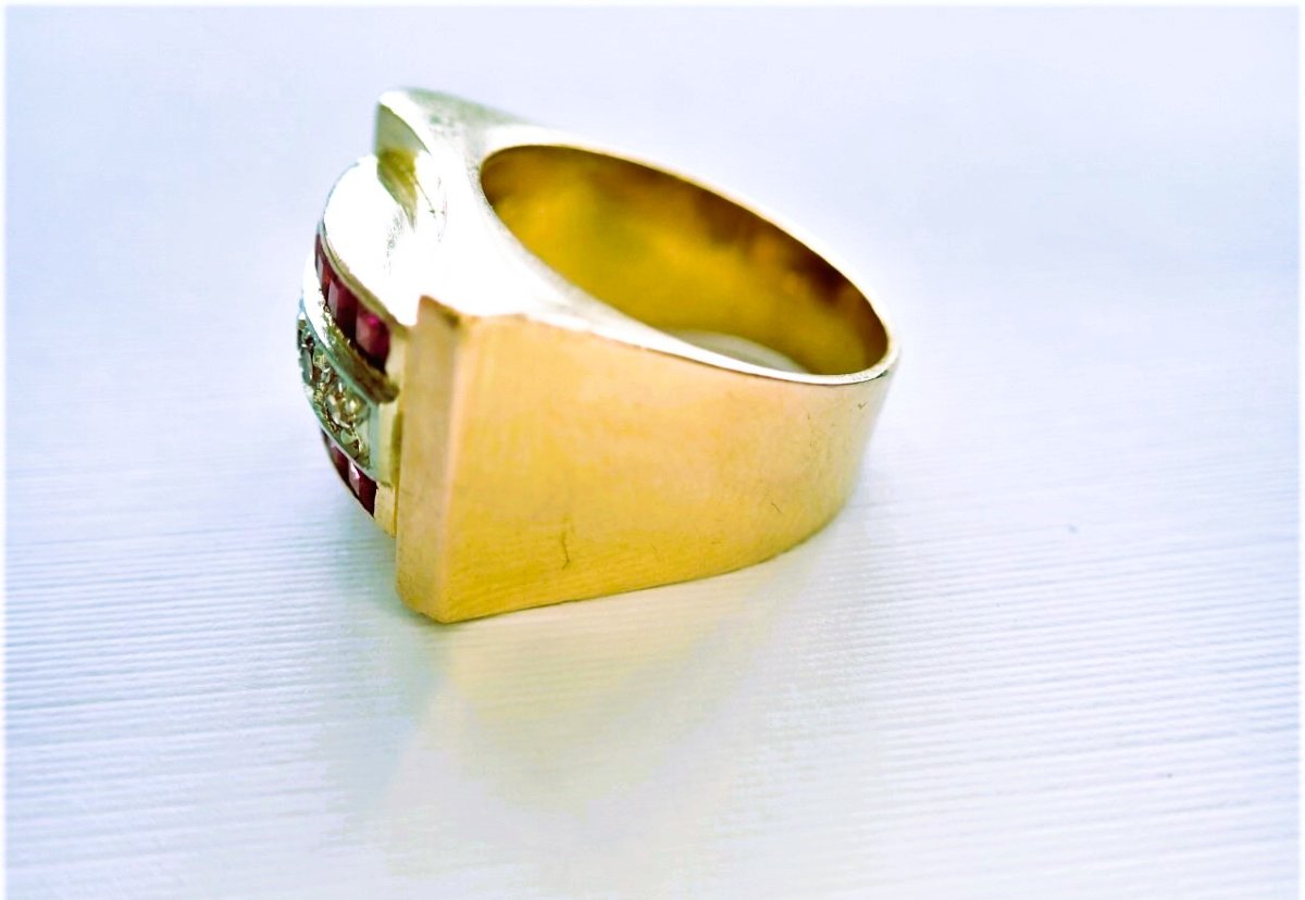 Art Deco Tank Ring -photo-3