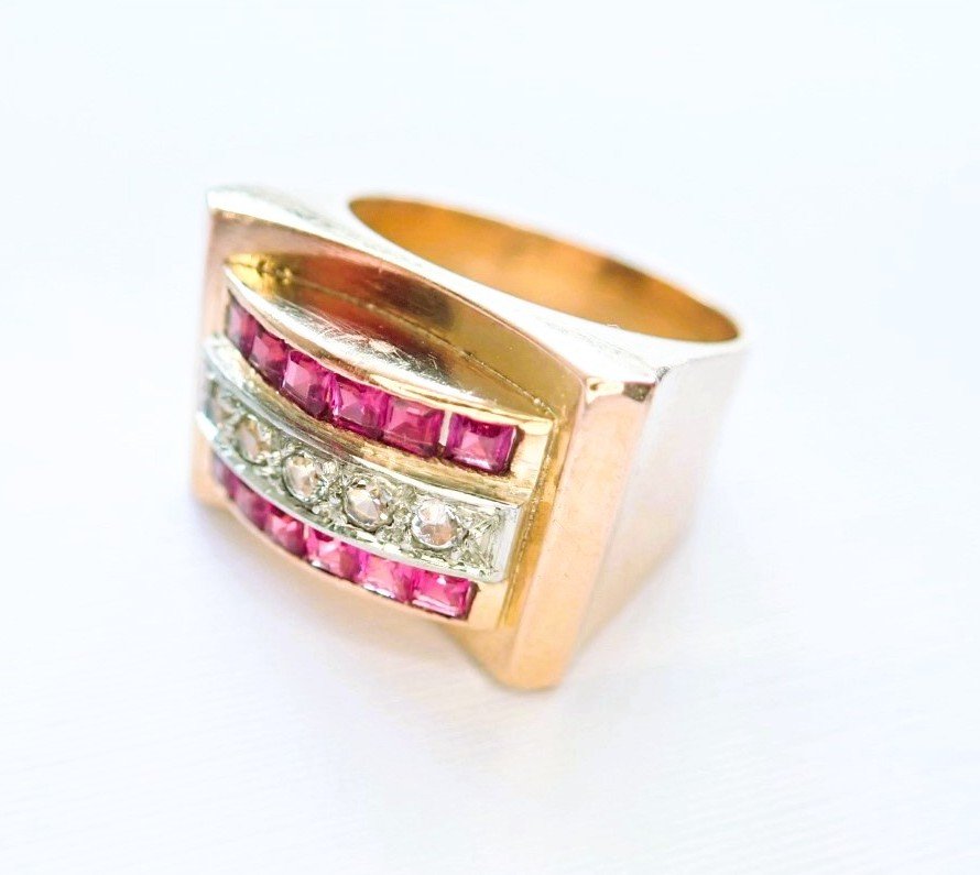 Art Deco Tank Ring 