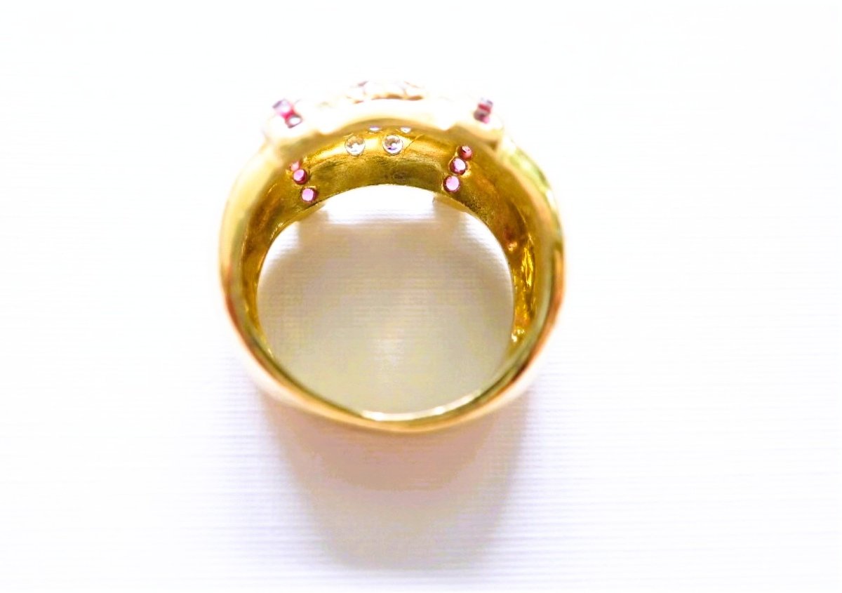 Bague jonc massive or 18 carats -photo-3