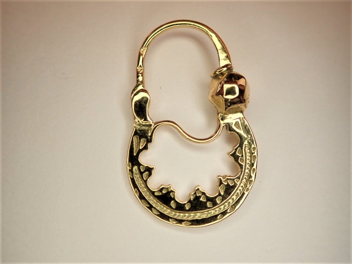 Pair Of 18k Gold Savoy Earring-photo-1