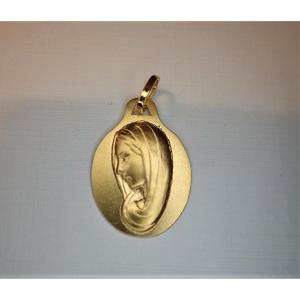 Medaille Sainte Vierge Or 18 Carats
