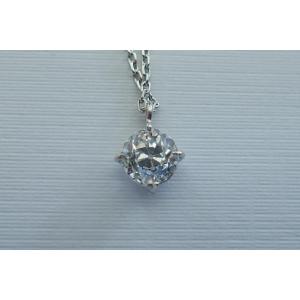 Pendentif solitaire  diamant 1 carat avec sa chaine