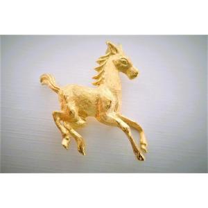 18-carat Gold Foal Motif Brooch