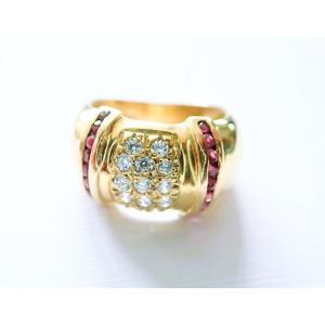 bague jonc vintage massive  or 18 carats 