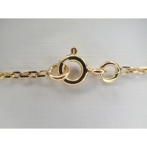 Chaine or 18 carats maille forçat