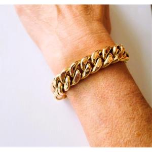 18-carat Gold Curb Chain Bracelet