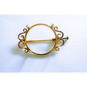 18-karat Gold Brooch For A 20-franc Gold Coin