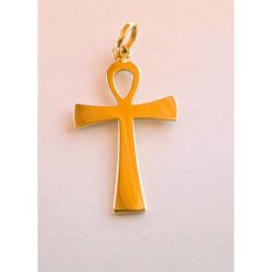 Croix  Egyptienne or18 carats