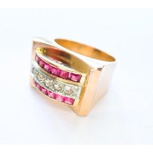 Art Deco Tank Ring