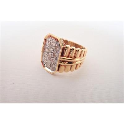Vintage Diamond Ring 18k Gold