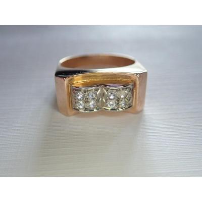 Art Deco 18k Gold Ring
