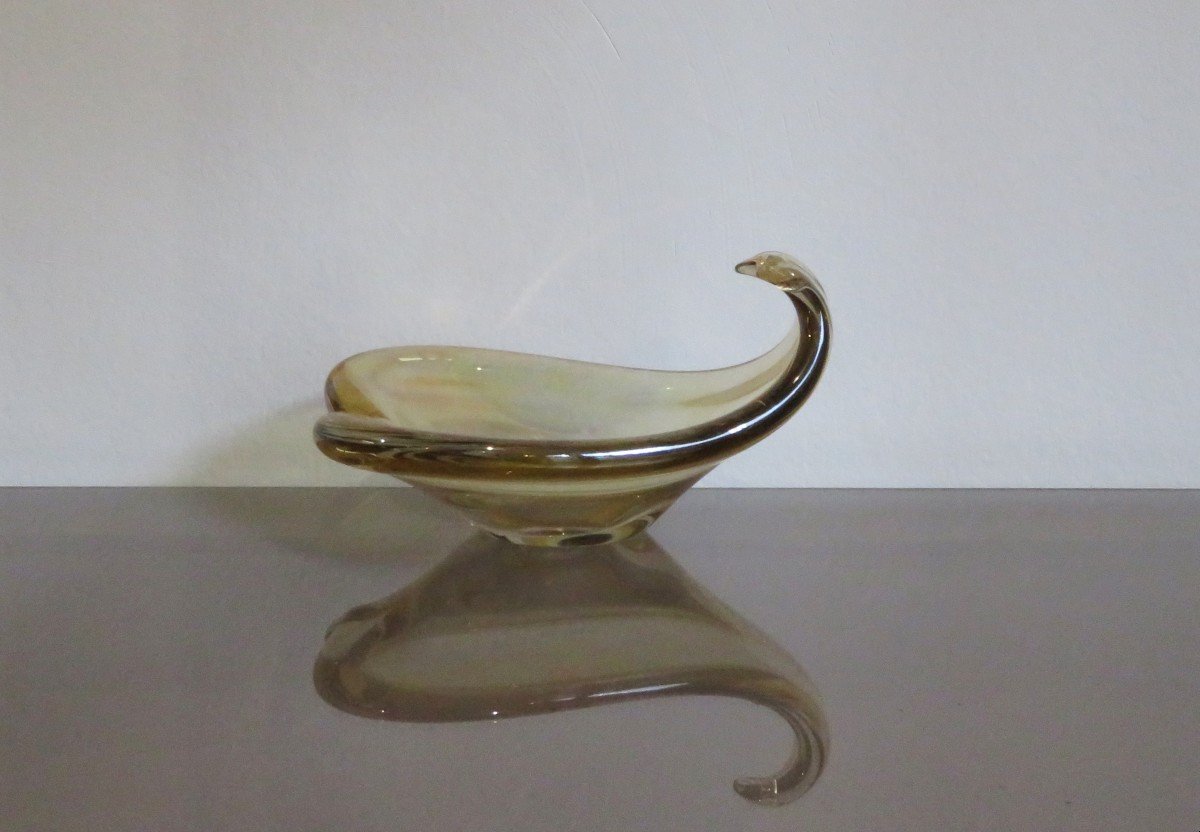 Murano Glass Pocket Tray Or Ashtray.-photo-2