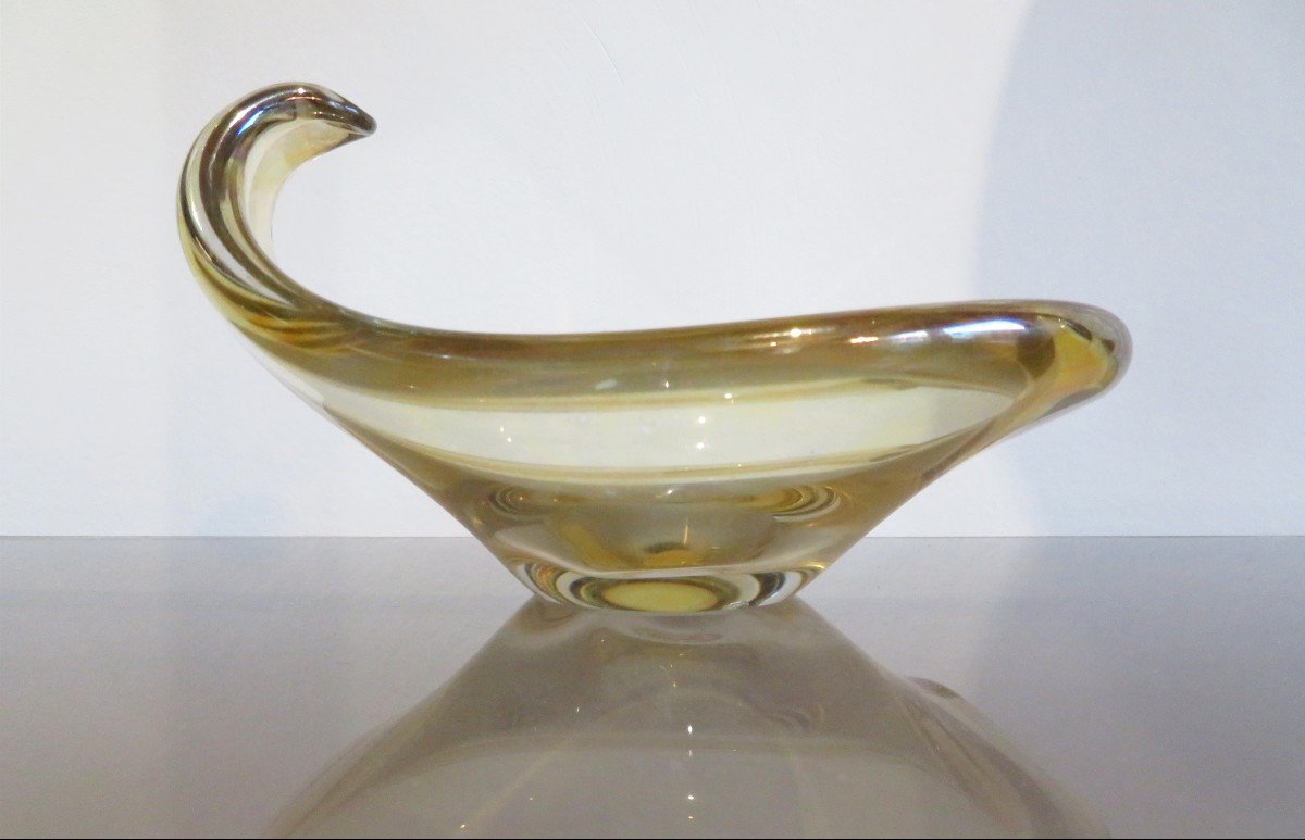 Murano Glass Pocket Tray Or Ashtray.