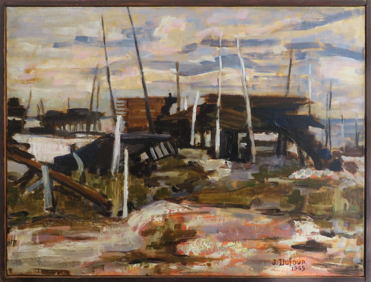  Les cabanes de pêcheurs.