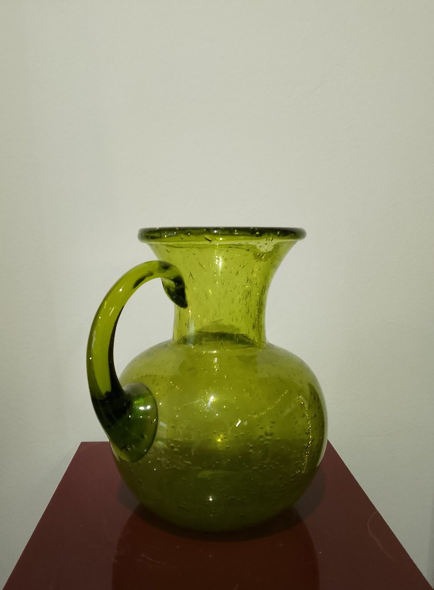 Grand pichet en verre de Biot.-photo-2