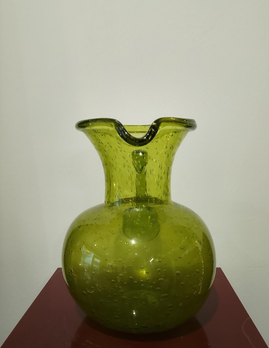 Grand pichet en verre de Biot.-photo-4