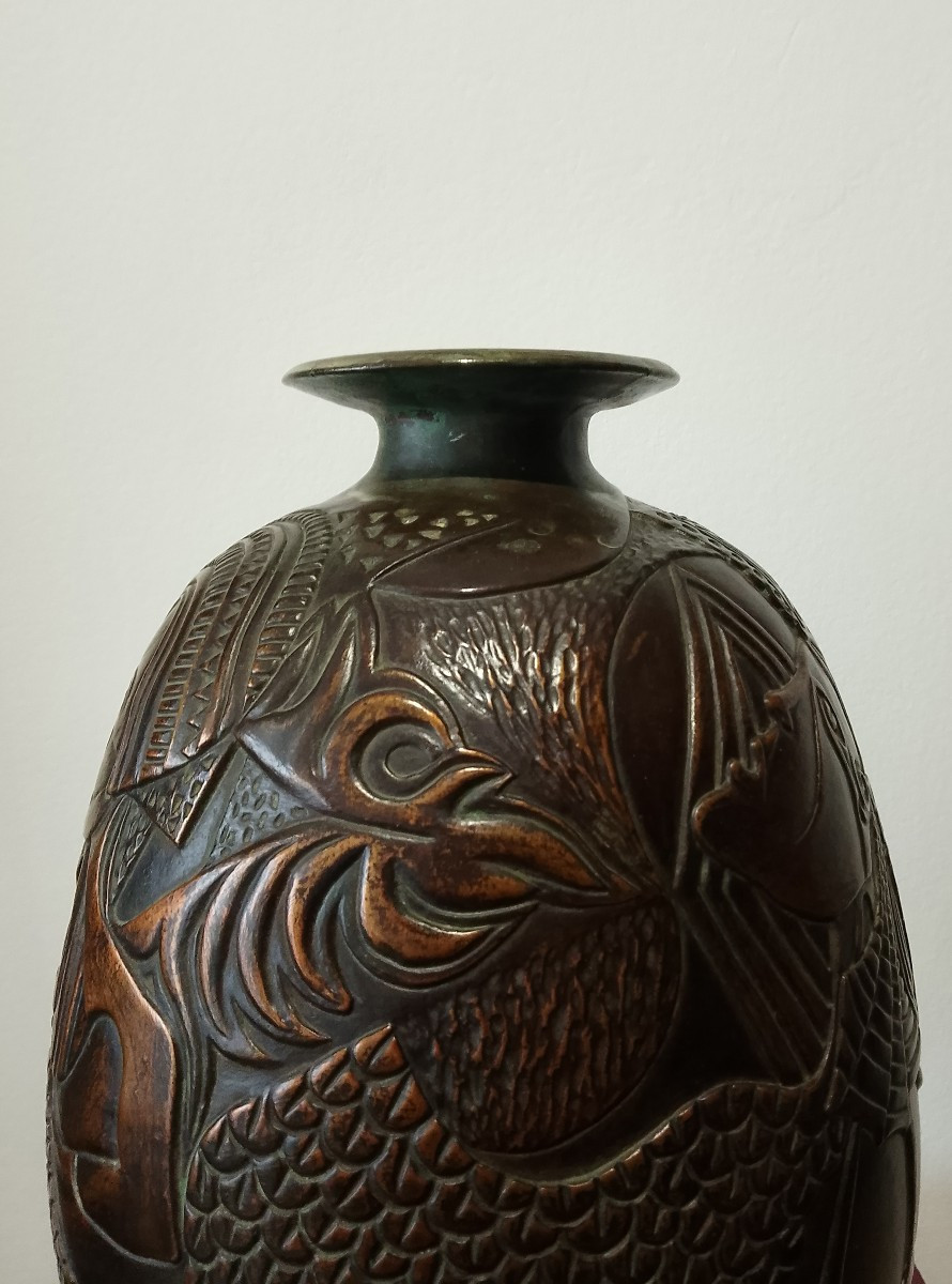 Ceramic Vase By Manuel Millet.-photo-3