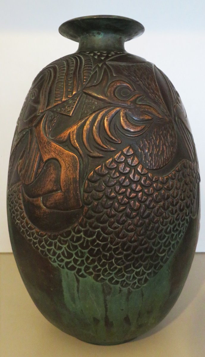 Ceramic Vase By Manuel Millet.-photo-4