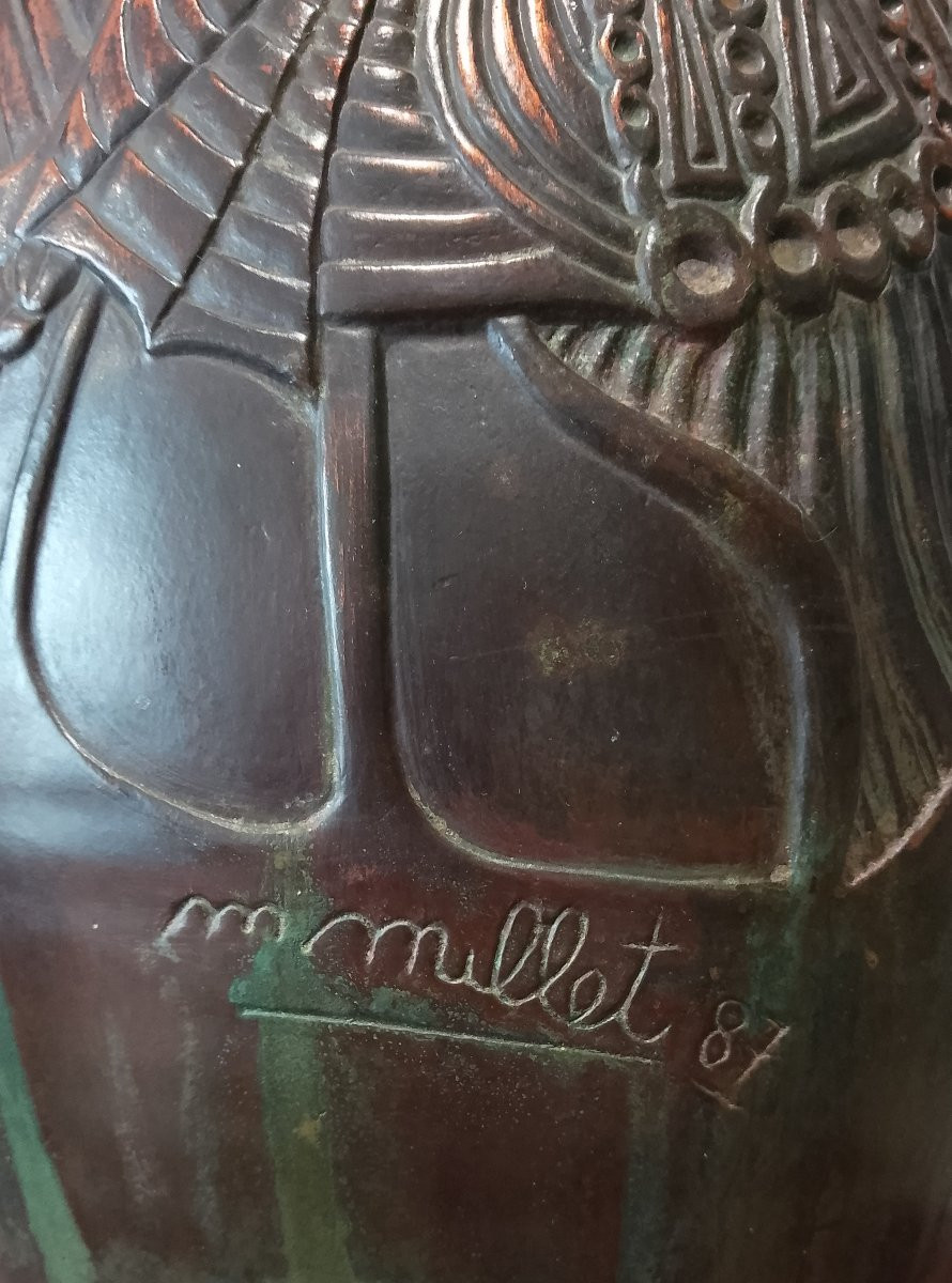 Ceramic Vase By Manuel Millet.-photo-6