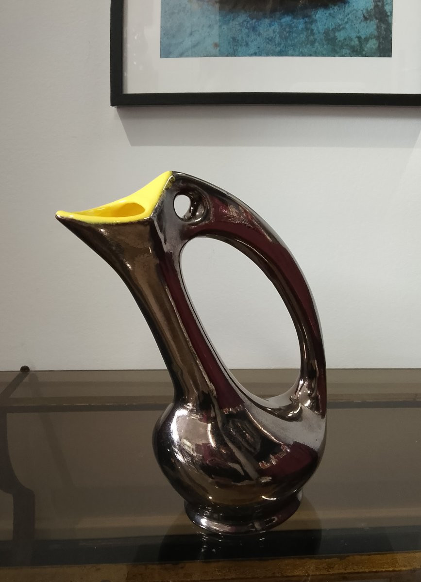 Pichet en céramique de Vallauris.-photo-1