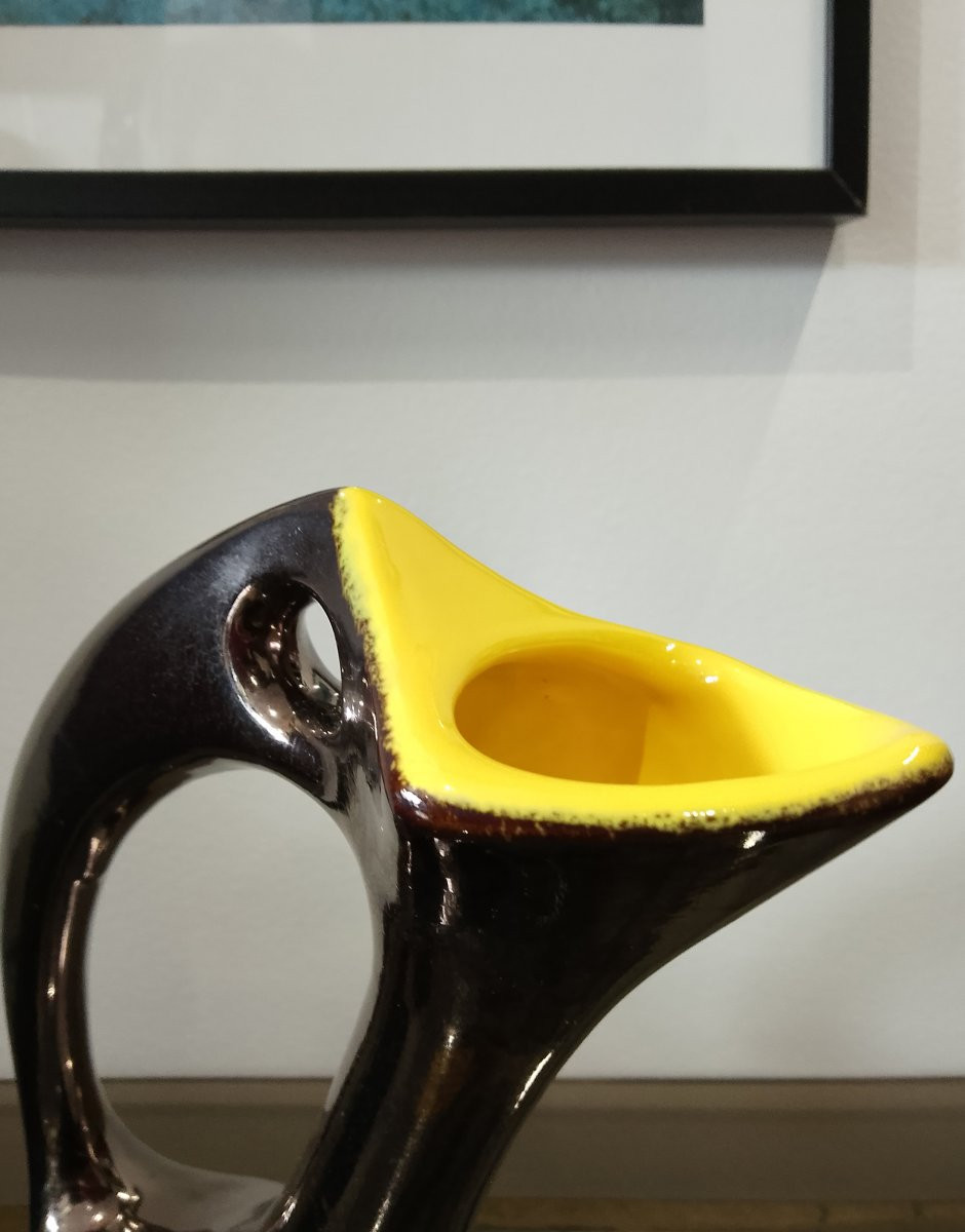 Pichet en céramique de Vallauris.-photo-5