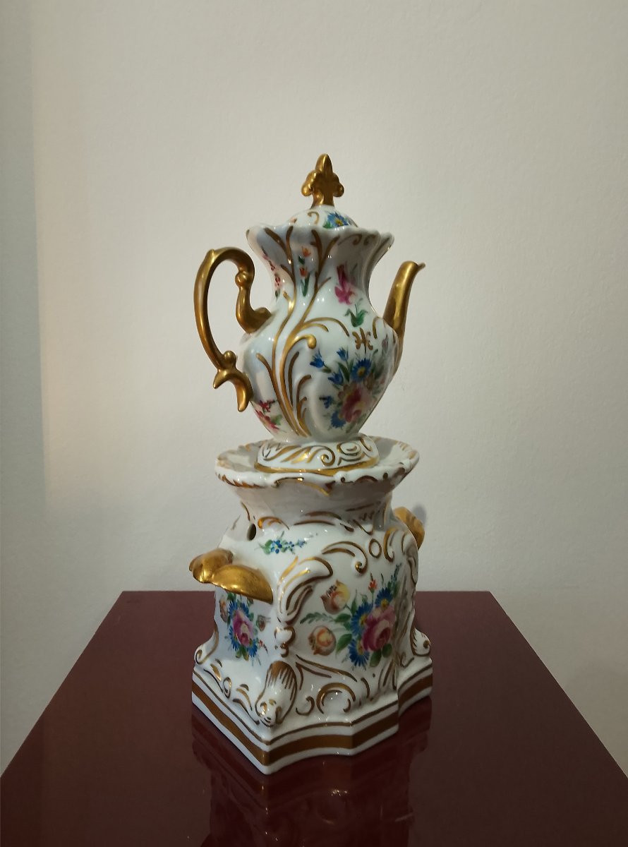 Paris Porcelain Teapot.-photo-4