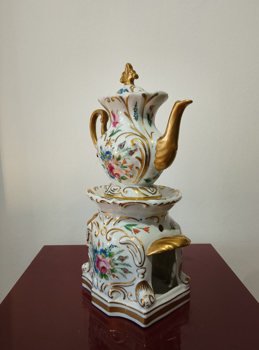 Paris Porcelain Teapot.-photo-2