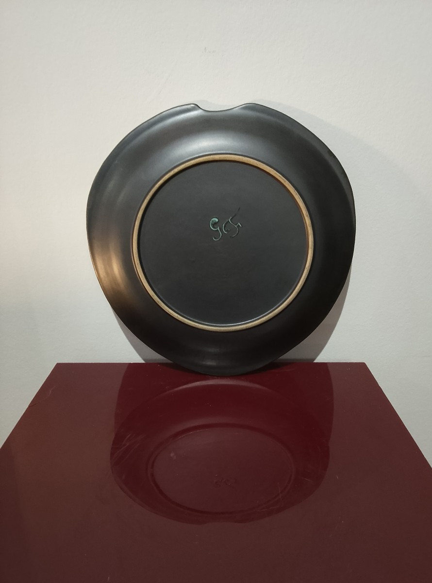 Glazed Ceramic Dish.-photo-2