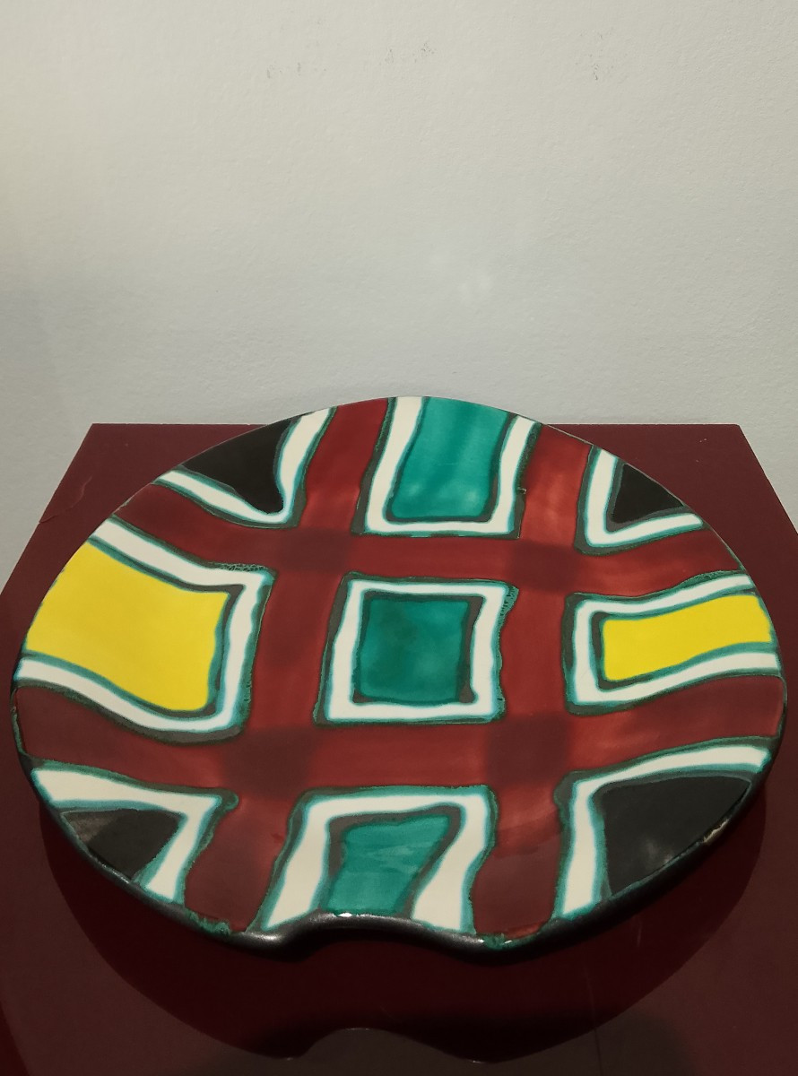 Glazed Ceramic Dish.-photo-4