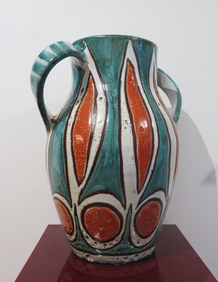 Large Vallauris Vase.-photo-4