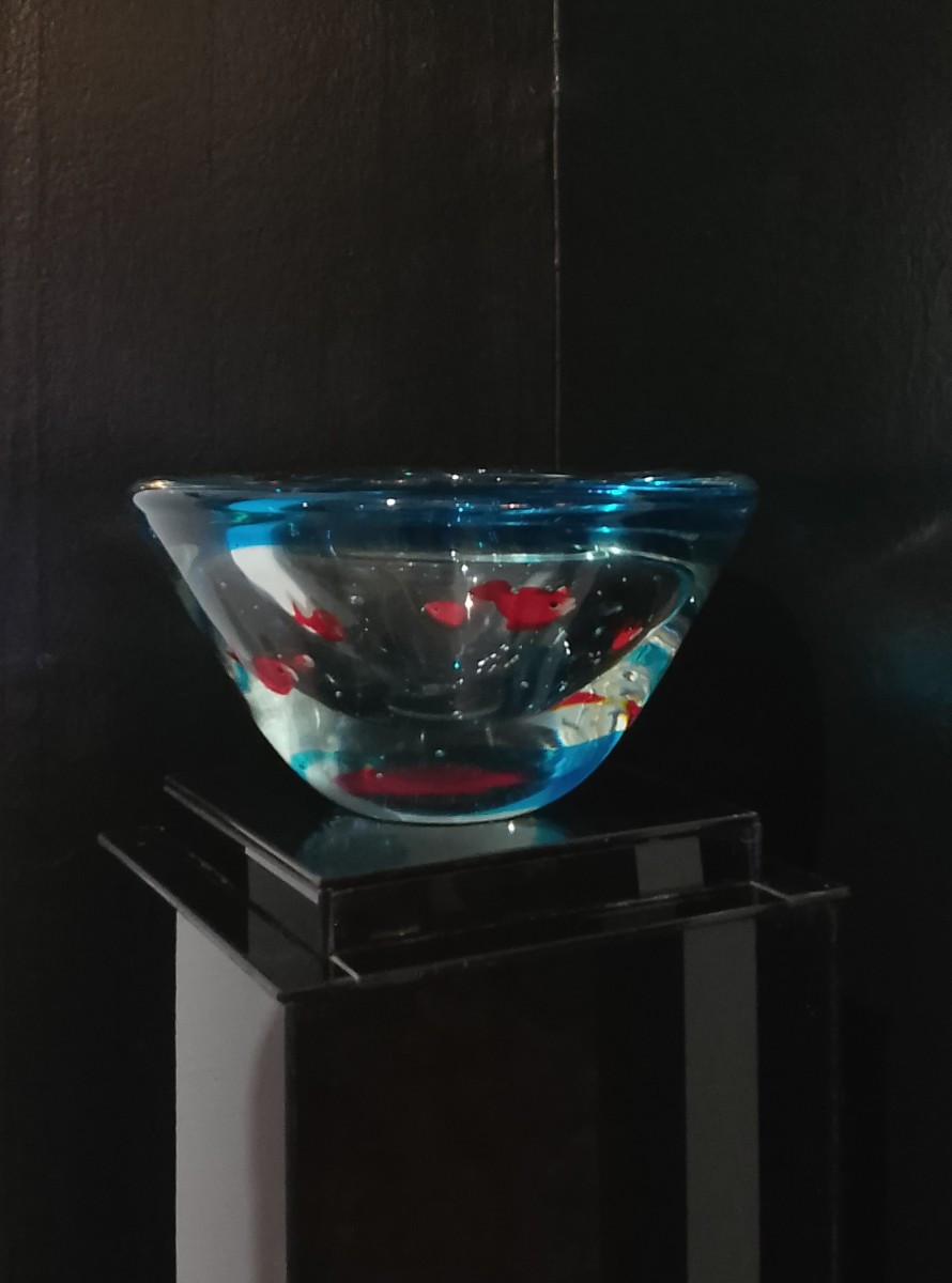 Coupe en verre de Murano.-photo-1