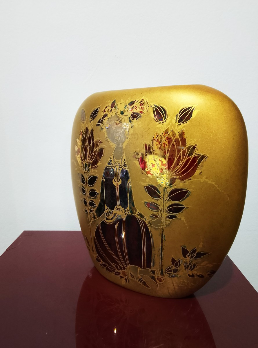 Porcelain Vase By Björn Wiinblad (1918 - 2006).-photo-4