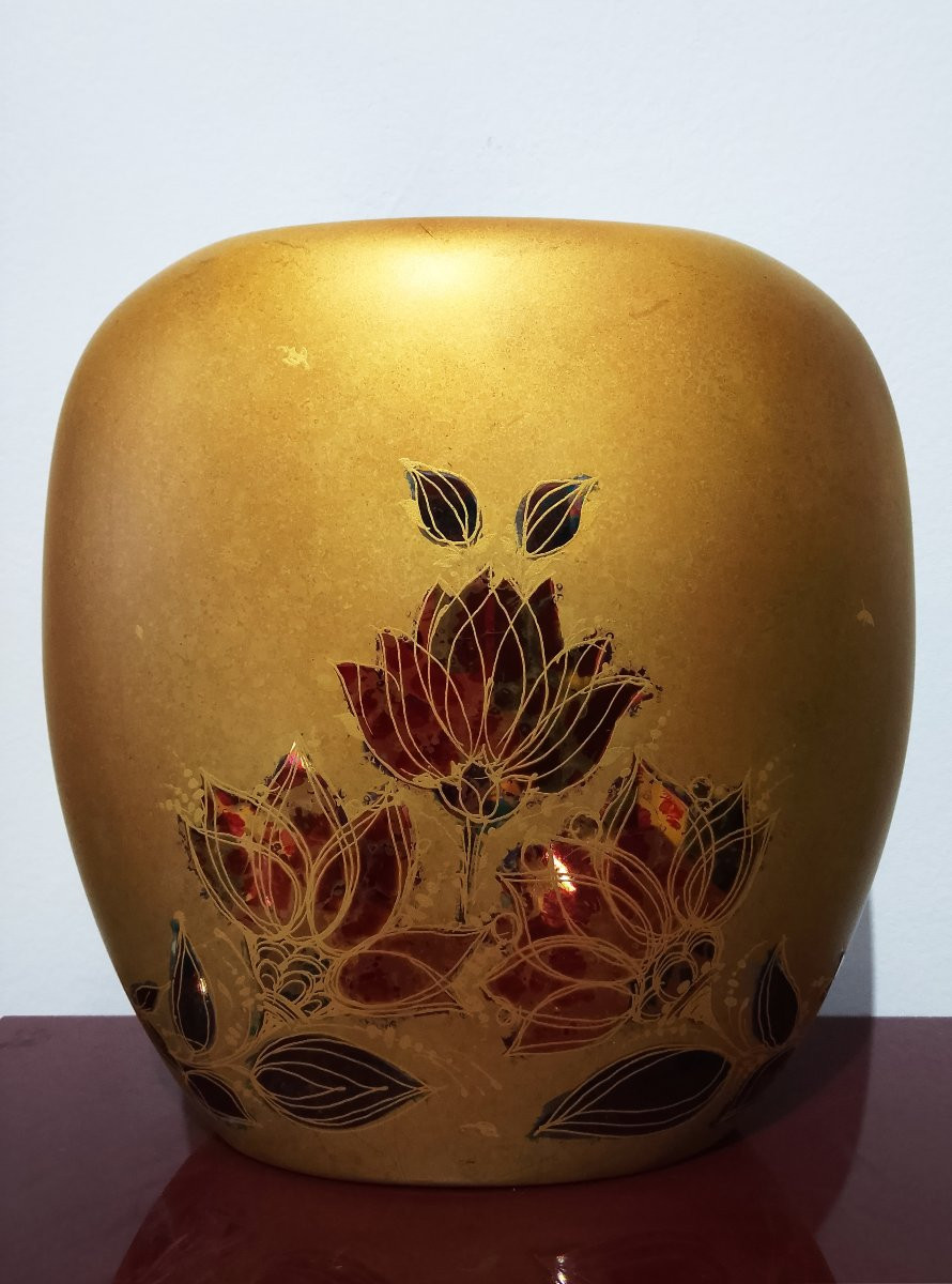 Porcelain Vase By Björn Wiinblad (1918 - 2006).-photo-2