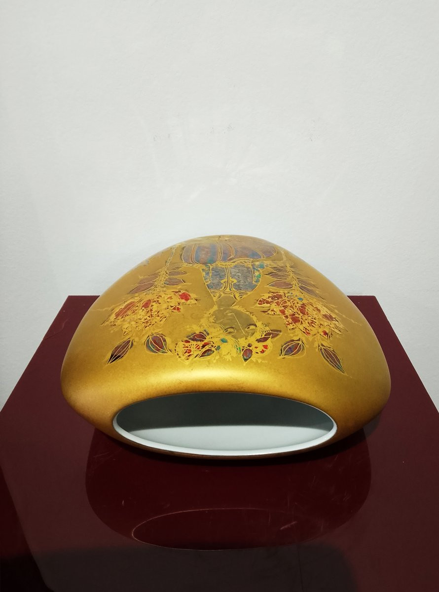 Porcelain Vase By Björn Wiinblad (1918 - 2006).-photo-3