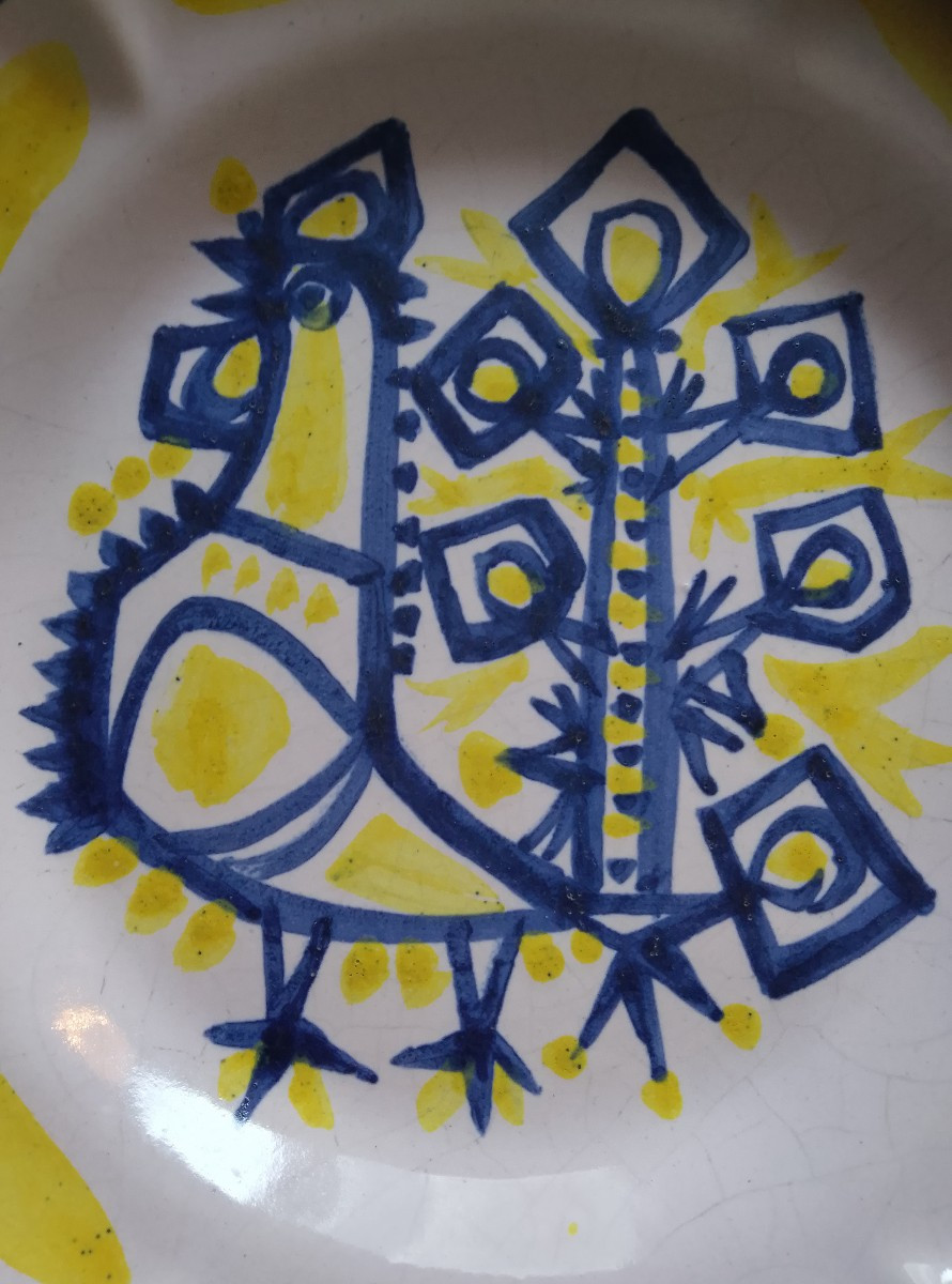 Assiette de Suzanne Ramié Atelier Madoura.-photo-2