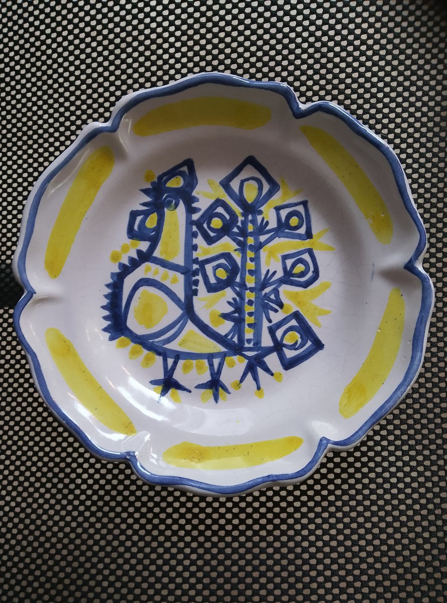 Assiette de Suzanne Ramié Atelier Madoura.