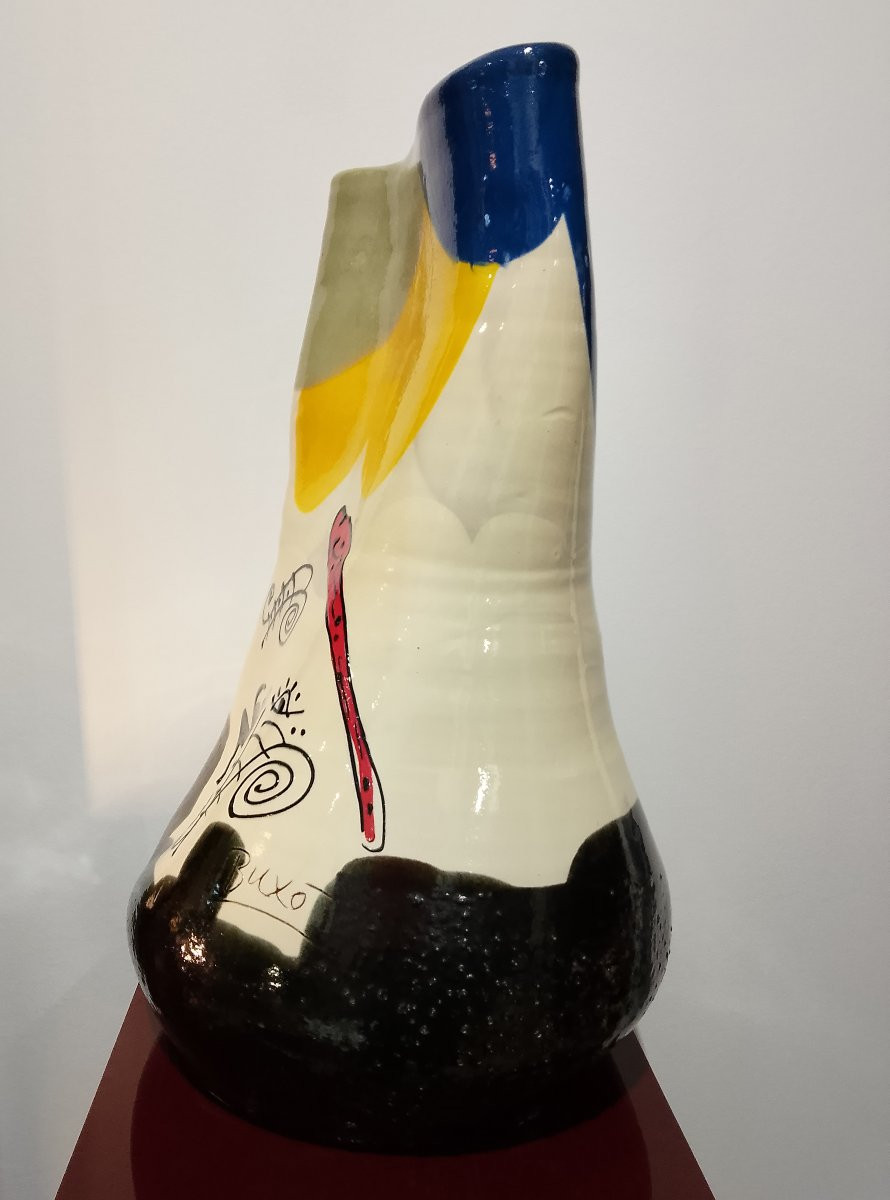 Important vase en céramique.-photo-4
