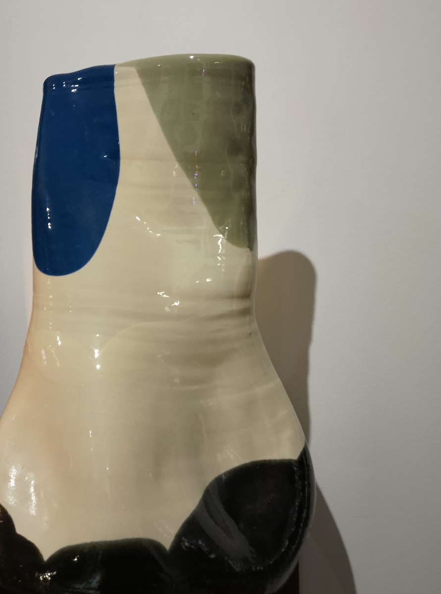 Important vase en céramique.-photo-4