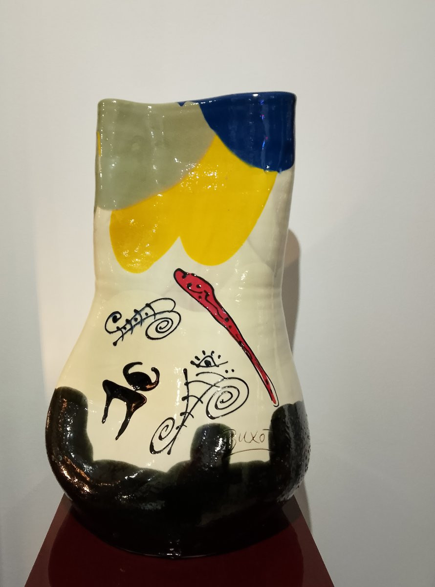 Important vase en céramique.-photo-5