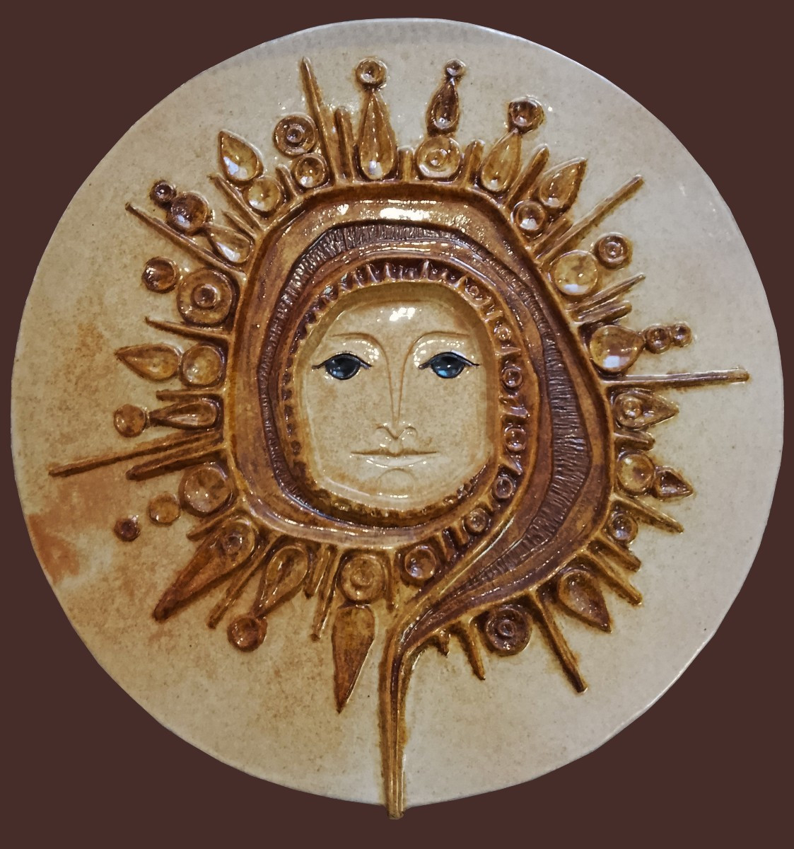 Ceramic Wall Sconce By Claude Cabanat. -photo-5