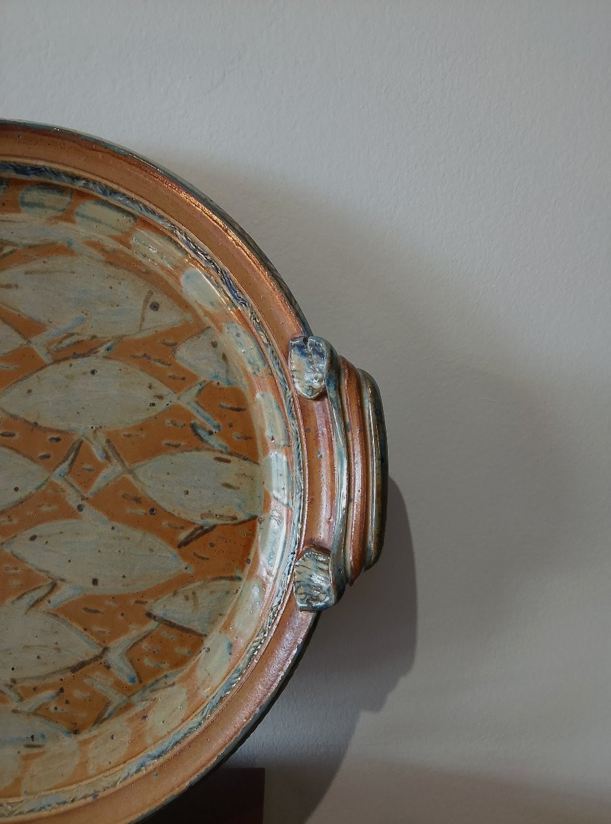 Ceramic Dish By Jean-pierre Seguin.-photo-3