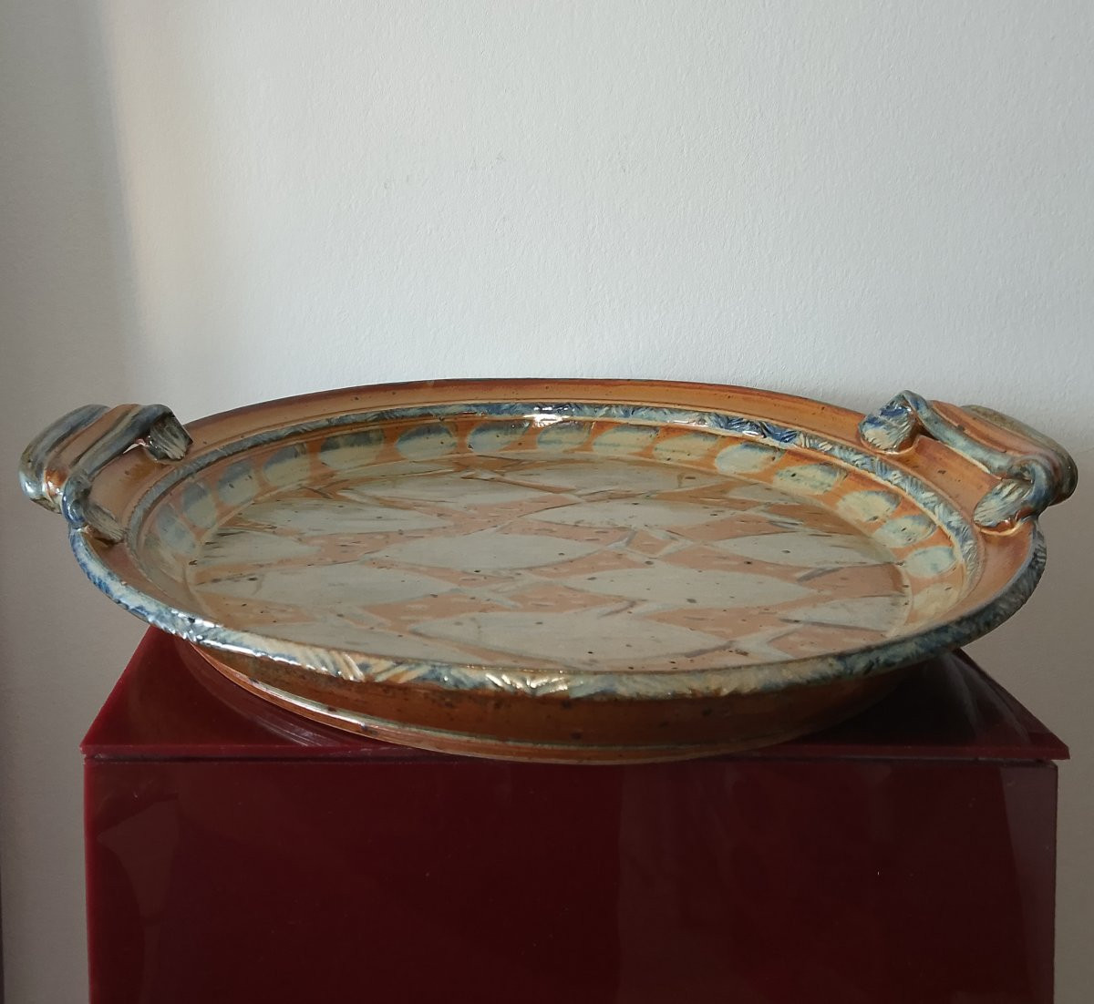 Ceramic Dish By Jean-pierre Seguin.-photo-3