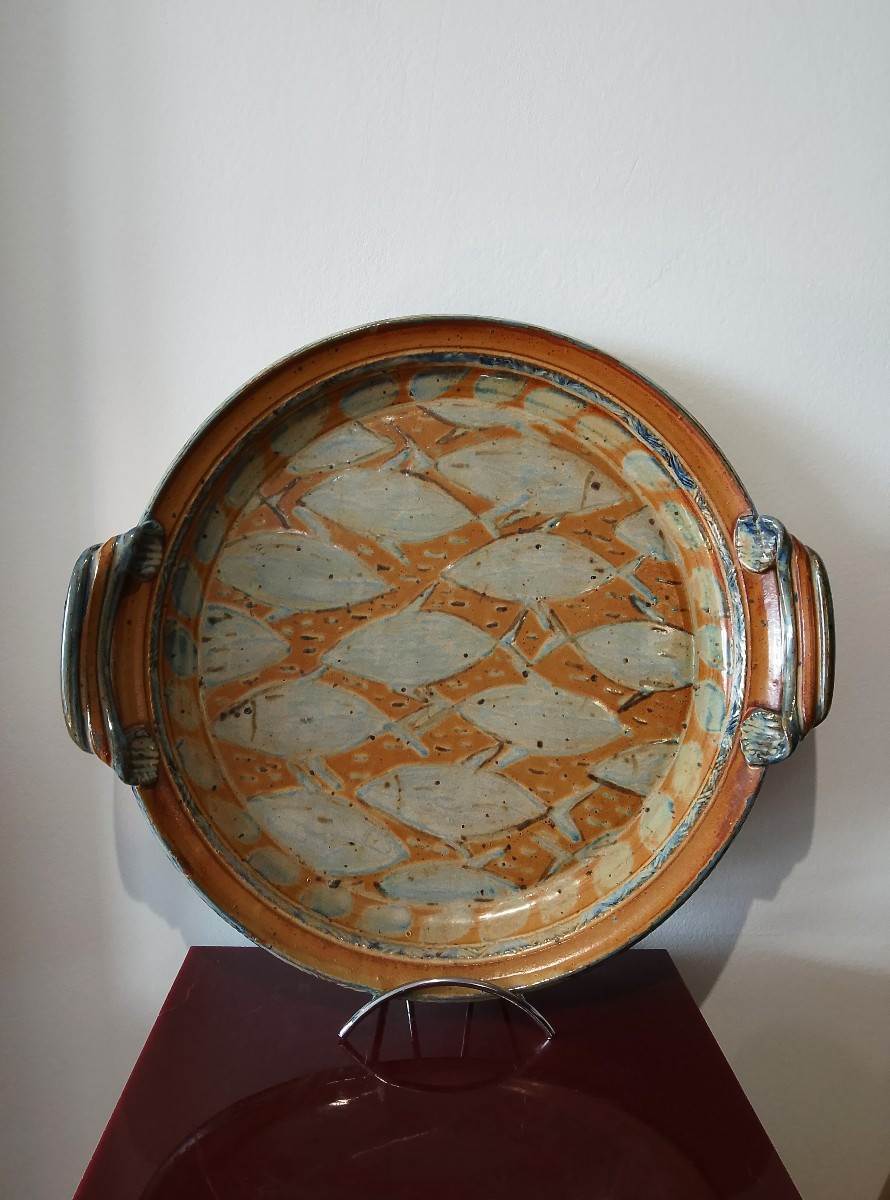 Ceramic Dish By Jean-pierre Seguin.-photo-8