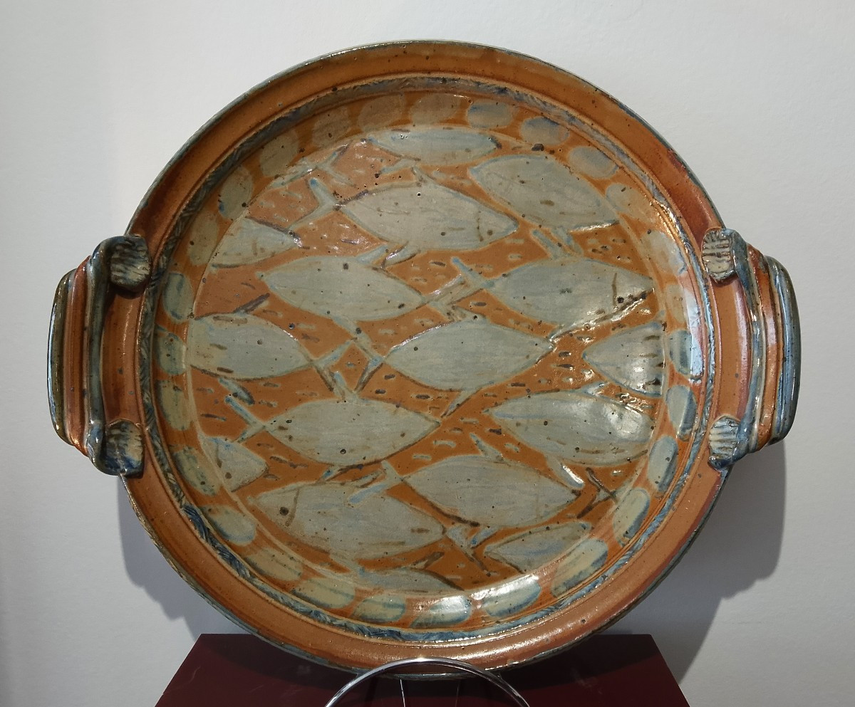 Ceramic Dish By Jean-pierre Seguin.