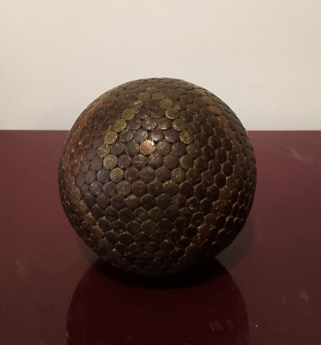 Paire de boules de jeu lyonnais.-photo-3